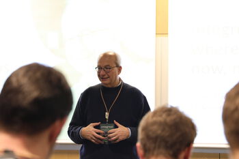 Interaction ,T-shirt ,Event ,Public speaking ,Conversation.