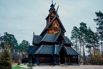 Sightseeing in Norway, stavkirke