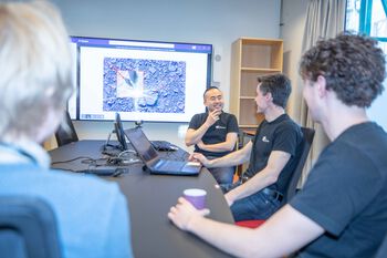 Illustration of a meeting situation at University of Tromsø