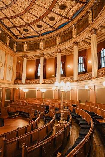 Interior design ,Ceiling ,Lighting ,Hall ,Light fixture.