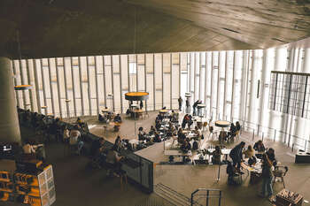 Ceiling ,Interior design ,Furniture ,Hall ,Crowd.