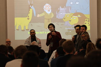 Presentation ,Projection screen ,Speech ,Spokesperson ,Seminar.