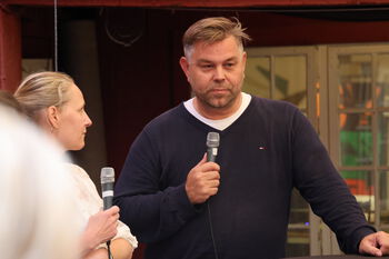Microphone ,Gesture ,Audio equipment ,Hearing ,Public address system.